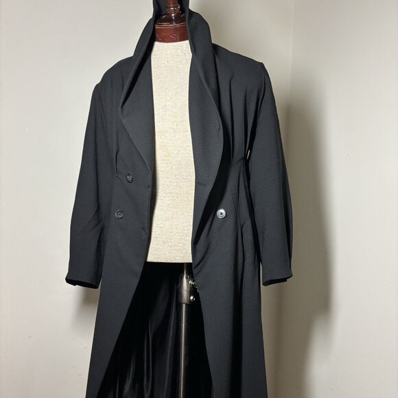 Suzanne Rae $985 Women Double Breasted Trench Coat Size S 42IT Made In Italy New - Picture 1 of 11
